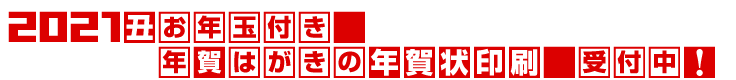 お年玉付き年賀はがきの印刷